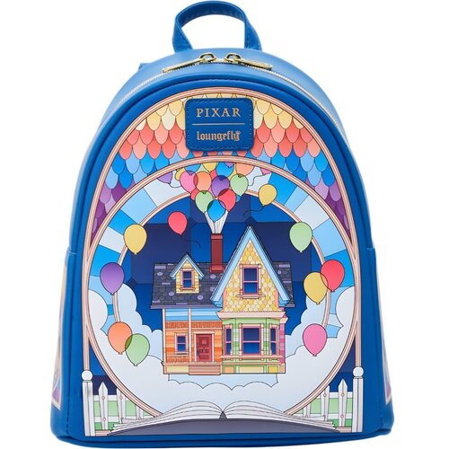 Disney Loungefly mini ruksak Pixar Up Stained Glass Slike