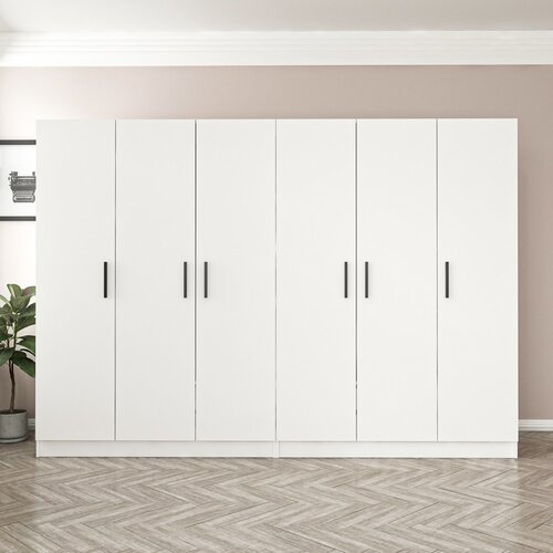 Hanah home Ormar Kale-2218, 270x190x52 cm, Bijela Cene