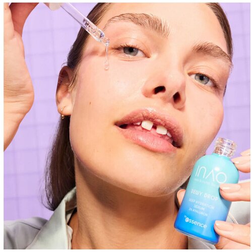 Essence Vlažilne in hranljive kreme Intensiv feuchtigkeitsspendendes Serum Dewy Drop Inao Slike