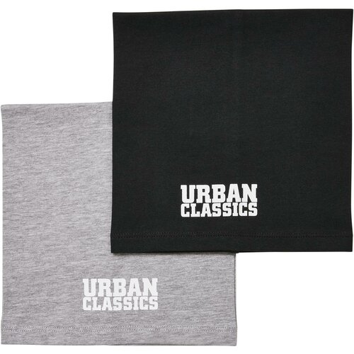 Urban Classics Accessoires Logo Tube Scarf Kids 2-Pack black/heathergrey Slike