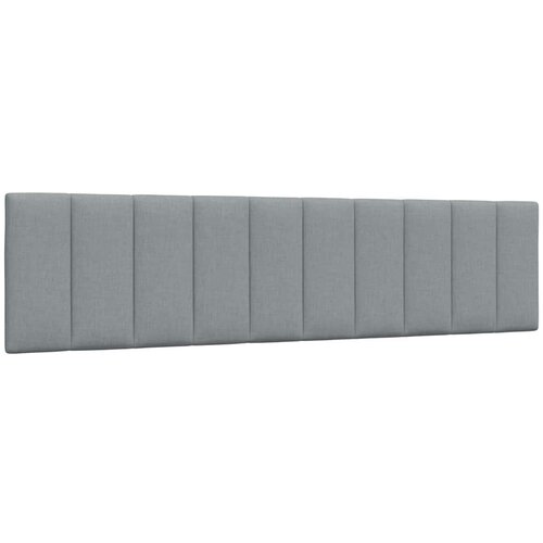  Okvir za krevet bez madraca Hanko svjetlosivi 200 x 200 cm od tkanine Slike