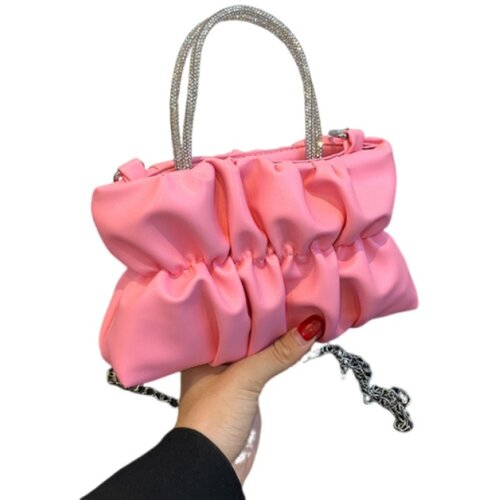 INF Elegantna torba za na ramo iz umetnega usnja Pink, (21692222) Cene