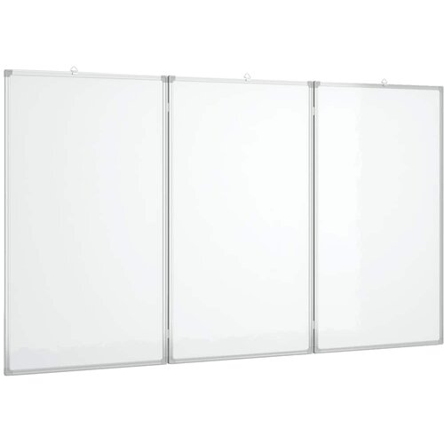  Magnetna bijela ploča sklopiva 150 x 80 x 1,7 cm aluminijska Slike