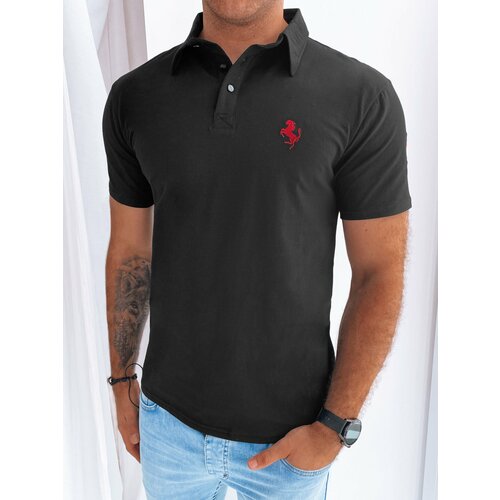 DStreet Men's Polo T-shirt black Slike