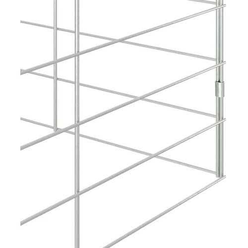  Kavez za zečeve Srebrno 400 x 100 x 210 cm Cinkani čelik Slike