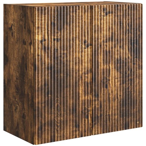 vidaXL Ormar za montažu na zid 59 x 31 x 60 cm Konstruirano drvo - Dimljeni hrast 59 x 31 x 60 cm Cene