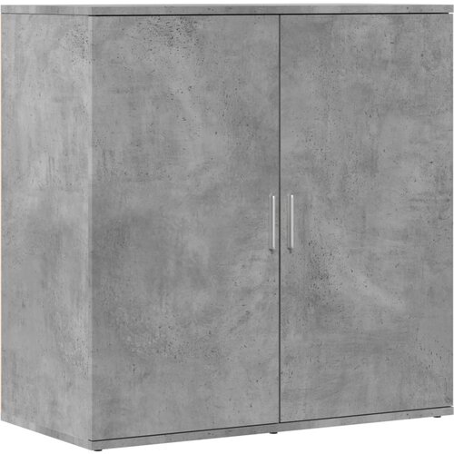 Maison Chic Komoda - Predalnik betonsko siva 79x38x80 cm inženirski les, (21718322) Slike
