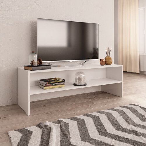 VidaXL TV ormarić od iverice bijeli 120 x 40 x 40 cm Slike