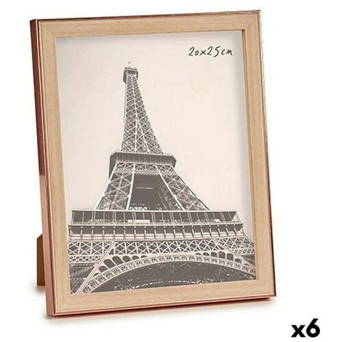  Okvir za sliku Smeđa Bakar Plastika Staklo (23 x 27 x 2 cm) (6 kom.) Cijene