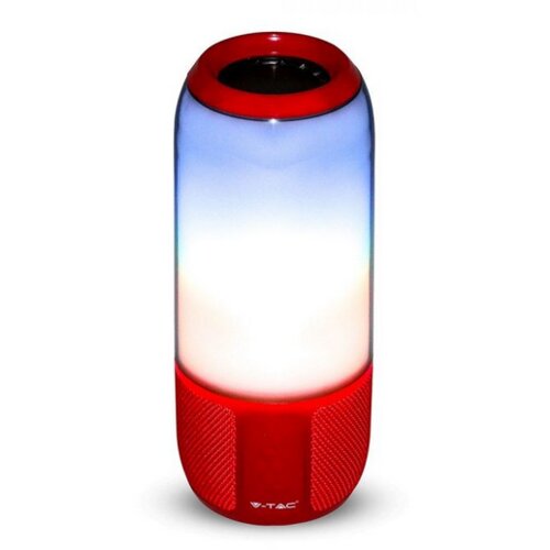 V-tac Wireless LED speaker SMART VT-7456 RGB Bluetooth 2x3W (SKU 8570) Black Slike