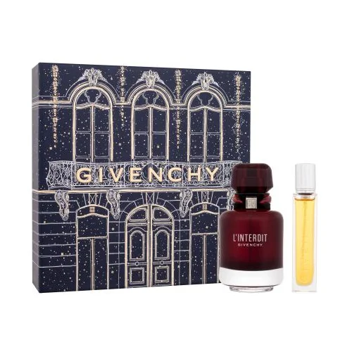 Givenchy L'Interdit Rouge set: EDP 50 ml + EDP 12,5 ml za ženske