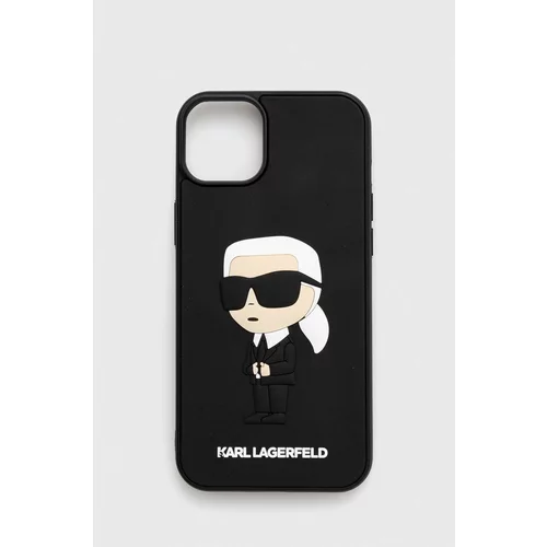 Karl Lagerfeld Etui za telefon iPhone 14 Plus 6,7" črna barva