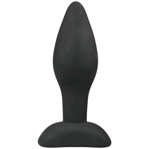 EasyToys - Anal Collection Small Black Silicone Buttplug Cene