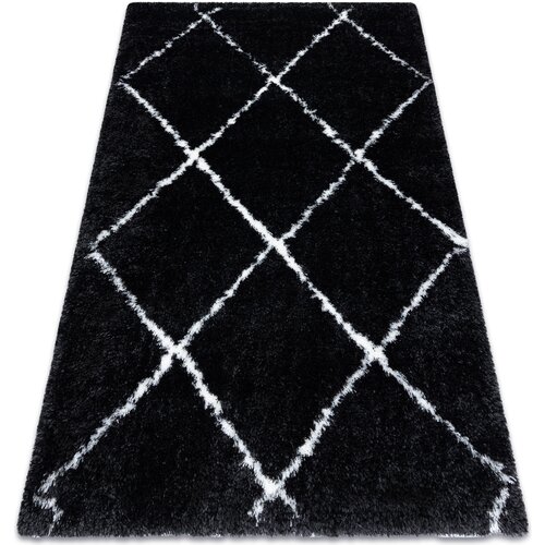 RugsX Preproge Preproga FLUFFY 2373 košati rešetka, trellis - 80x150 cm Siva Cene