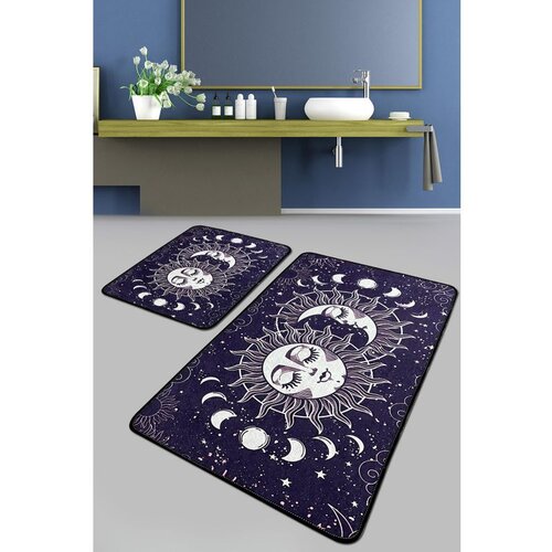 Aten Djt Multicolor Bathmat Set (2 Pieces) Cene