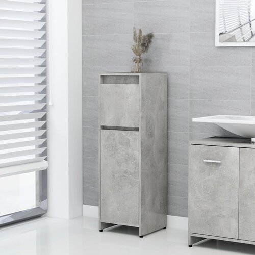 vidaXL Kupaonski ormarić siva boja betona 30 x 30 x 95 cm od iverice Cijene