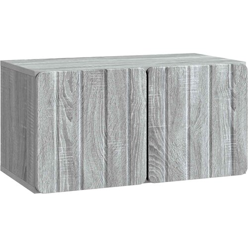  ormar za zid 59,5 x 31 x 30 cm Siva Sonoma Konstruirano drvo Slike