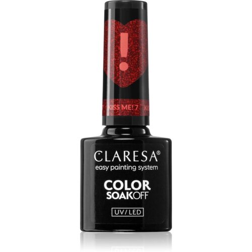 Claresa SoakOff UV/LED Color Kiss Me gel lak za nohte odtenek 5 g Cene