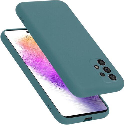 Cadorabo Ohi&amp;scaron;je, združljiv s Samsungom v tekoči zeleni barvi - za&amp;scaron;čitni pokrov iz fleksibilnega silikona TPU, (20590641) Slike