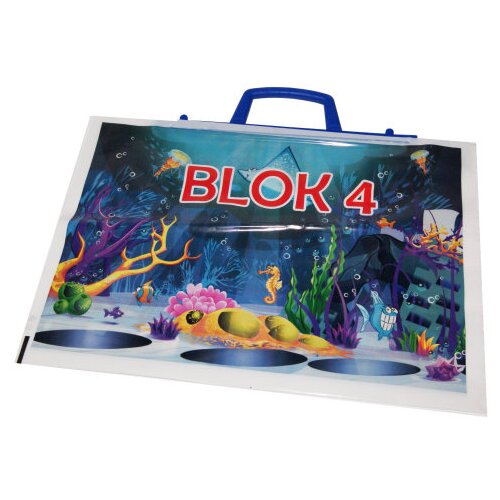 Optimum KESA ZA BLOK SA PLASTIČNIM RUČKAMA BR.4 Slike