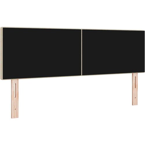  LED glava kreveta S LED lampica Siva zelena 160 cm Poliester Slike