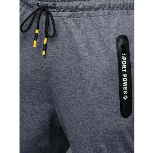 DStreet Men's dark gray sweatpants UX3866
