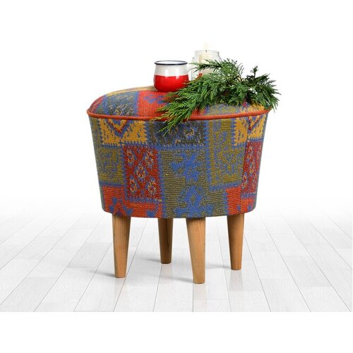 Atelier Del Sofa Rug v3 - Multicolor Multicolor Pouffe Cene