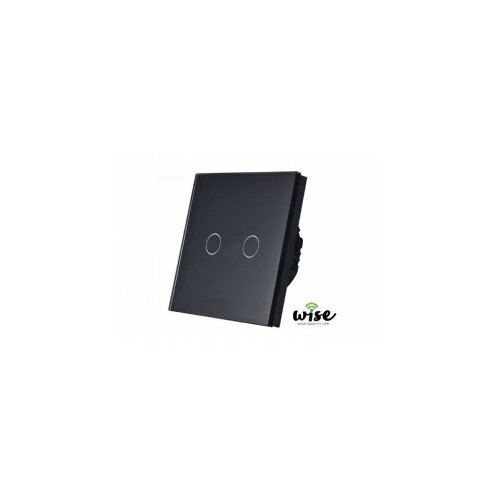  Wifi pametni prekidač, stakleni panel crni - 2 tastera WP0013 Cene