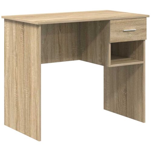 vidaXL Stol s pohranom Hrast Sonoma 90x49.5x75 cm Inžinjerska drva Cijene