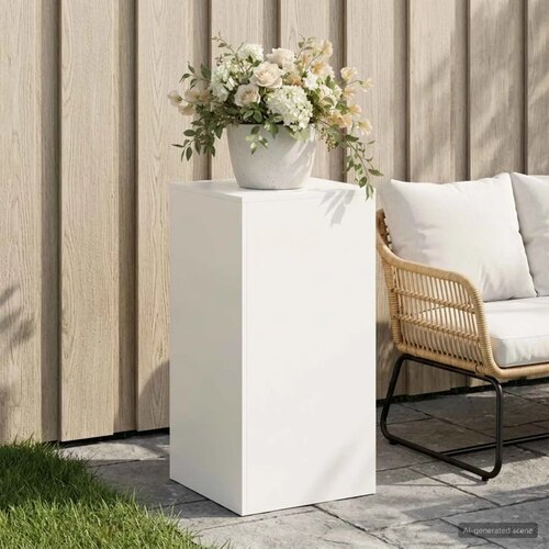  Stalak za biljke Bijela 40 x 40 x 80 cm Čelik - Bijela 1x (40 x 40 x 80 cm) Cijene