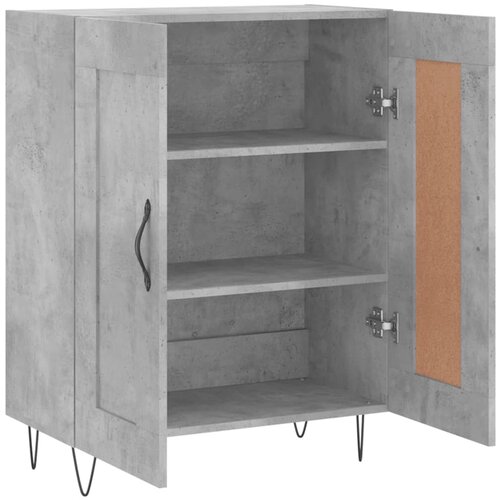  Komoda siva boja betona 69,5x34x90 cm od konstruiranog drva Slike