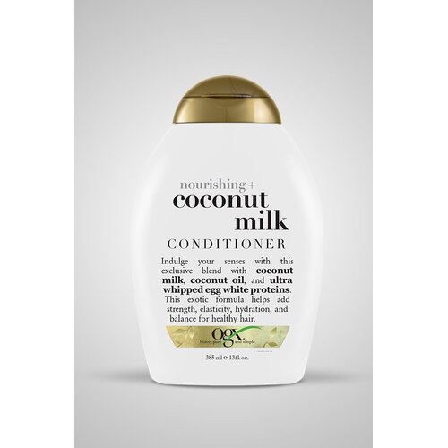 OGX Nourishing Coconut Milk regenerator za kosu 385 m Slike
