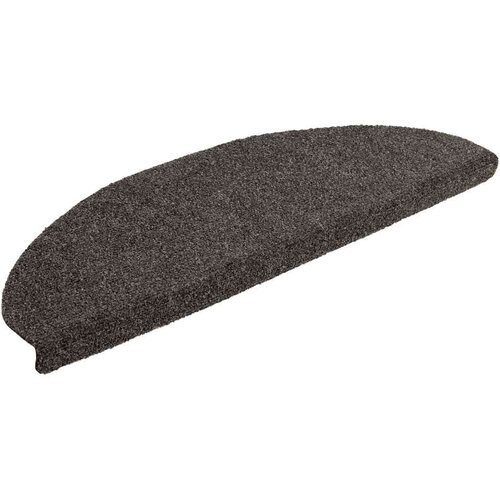  Prostirke za stepenice, samoljepljive, 30 kom. 65x21x4 cm, antracit, poluokrugle, velike Slike