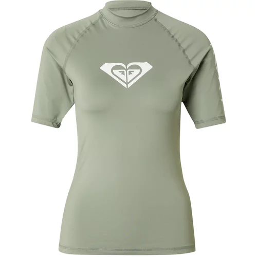 Roxy Funkcionalna majica 'WHOLE HEARTED' zelena / bela