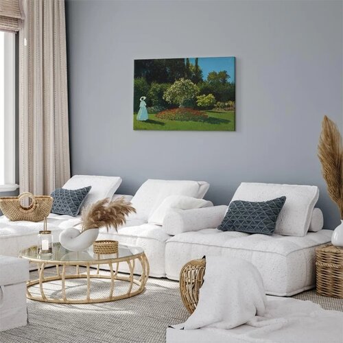  Slika - Claude Monet &amp;ndash; Woman in the Garden 120x80 Premium Print Slike