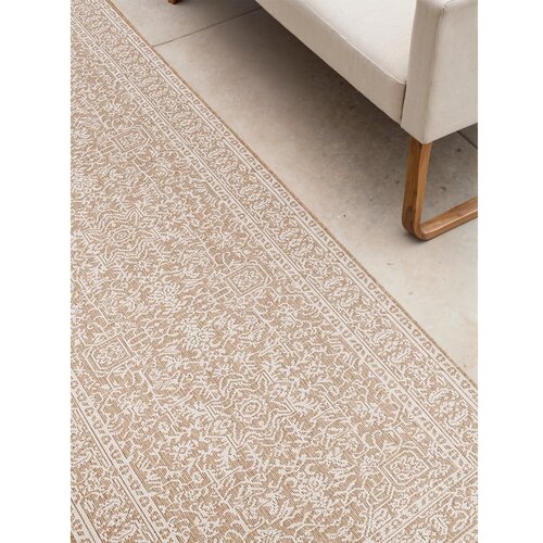 NORTHRUGS Bež-slonoko&amp;scaron;čen zunanji in notranji tekač 80x250 cm Duet Kona &amp;ndash; Slike