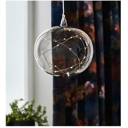 Markslöjd sivi božićni viseći svjetleći ukras lina, ø 18 cm