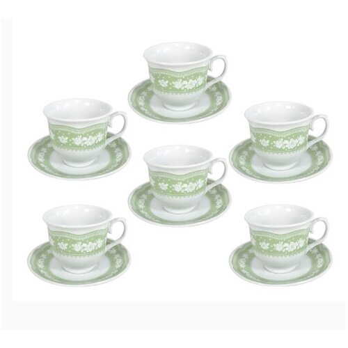  Porcelan set za kafu 160ML 6_1(ZELENE gran) JH-ZYH160-GN Slike
