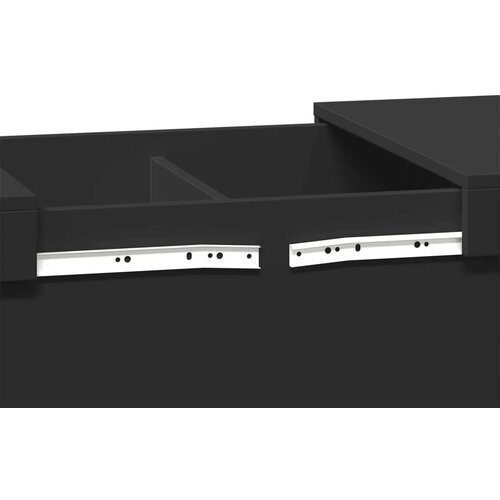 vidaXL Stolić za kavu crni 100 x 55 x 40 cm od konstruiranog drva Cijene