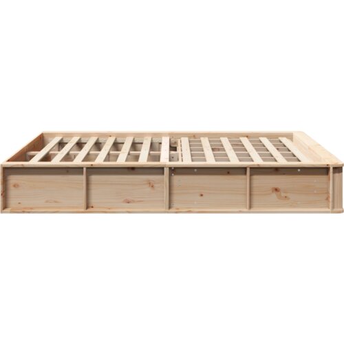 vidaXL posteljni okvir s prostorom za shranjevanje 160 x 200 cm iz trdnega bora Cene