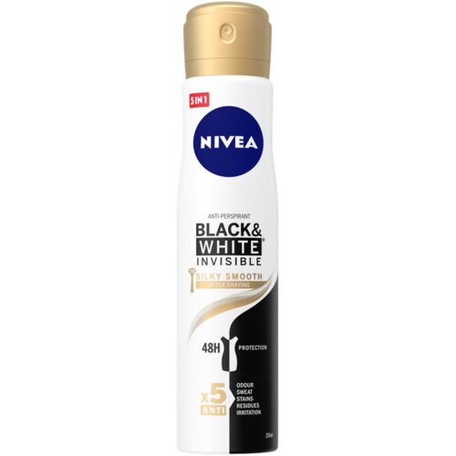 Nivea Black&White Invisible Silky Smooth sprej za žene 250ml Cijene