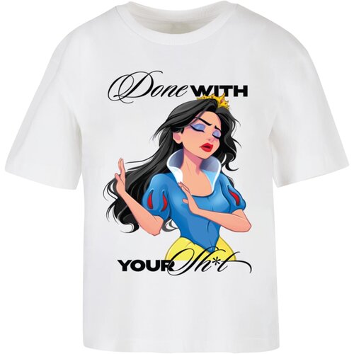 Mister Tee Women's T-shirt Done With Your Sh*it white Cene