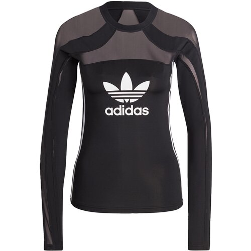 Adidas Majica 'Centre Stage Mesh' črna / bela Cene