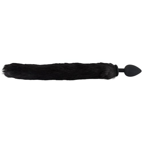 Bad Kitty set mačjih u&amp;scaron;iju s mačjim repom za analni dildo - crni (2 dijela) Slike