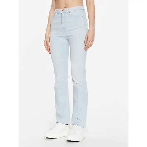 Tommy Hilfiger Jeans hlače Faded WW0WW38153 Modra Bootcut Fit