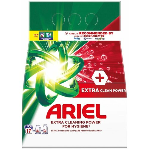 Ariel +extra clean power praškasti deterdžent za pranje veša, 1,275kg, 17 pranja Cene