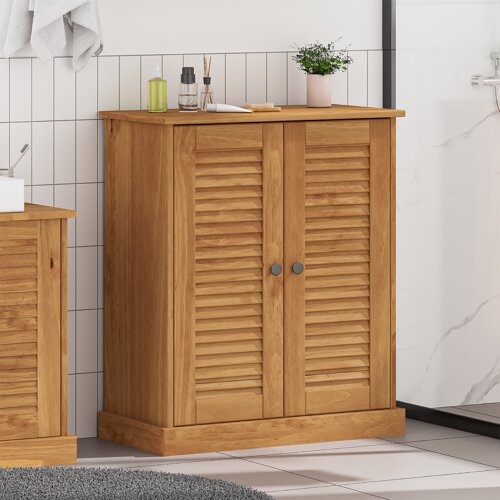 vidaXL Kupaonski ormar boja meda 68 x 34 x 80 cm Masivna borovina Cijene
