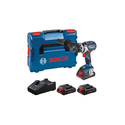 Bosch akumulatorska vibraciona bu&amp;scaron;ilica gsb 18V-110 c + 3x pc 18V 4.0 ah + gal 18V-40 + l-boxx, 0615A5002X Slike