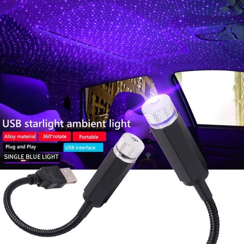  Zvezdano nebo za auto na USB Ljubičasti Slike