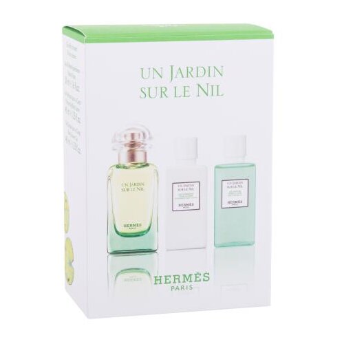 Hermes Un Jardin Sur Le Nil Set toaletna voda 50 ml + losjon za telo 40 ml + gel za prhanje 40 ml unisex Cene
